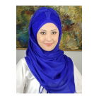 Цельный собранный готовый тюрбан Saks Blue Shawl - Saks blue - BOUTIQUE WAREHOUSE | Sumka