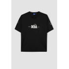 Футболка с круглым вырезом и короткими рукавами Nba Wordmark A6748ax23hs | Sumka