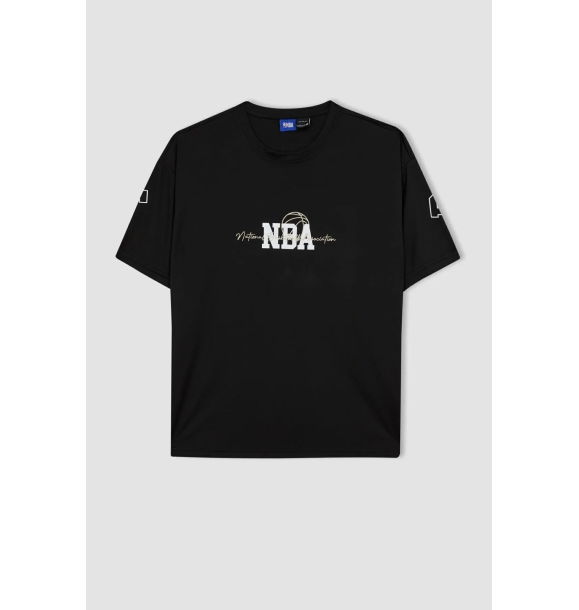 Футболка с круглым вырезом и короткими рукавами Nba Wordmark A6748ax23hs | Sumka