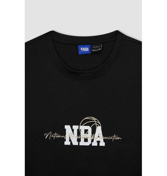 Футболка с круглым вырезом и короткими рукавами Nba Wordmark A6748ax23hs | Sumka