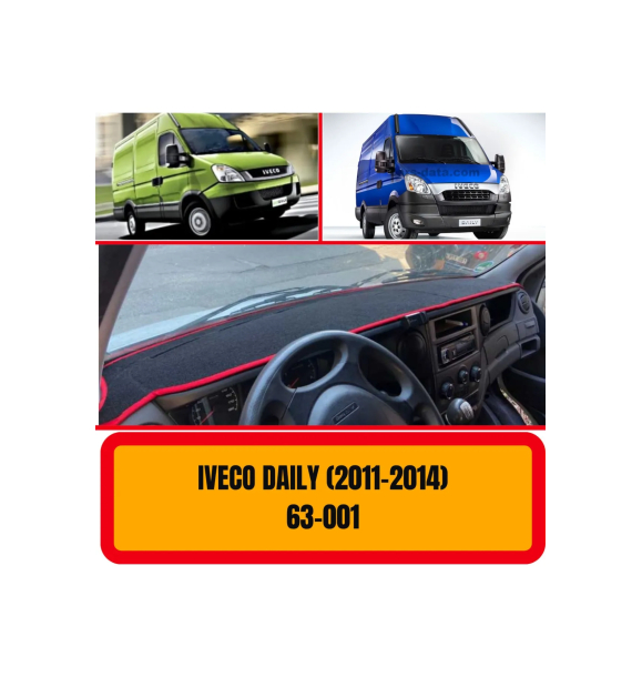 IVECO DAILY 2011-2014 ЗАЩИТА ПЕРЕДНЕЙ ЧАСТИ / ПАНЕЛИ / ПАНЕЛИ ПРИБОРОВ - ЧЕХОЛ - КОВРИК | Sumka