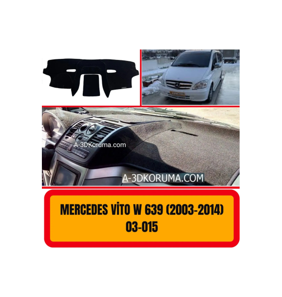 MERCEDES -BENZ VİTO W639 2003-2014 ПРЕДНЯЯ ГРУДЬ / ПАНЕЛЬ / ЗАЩИТА ПРИБОРНОЙ ПАНЕЛИ - ЧЕХОЛ - КОВРИК | Sumka