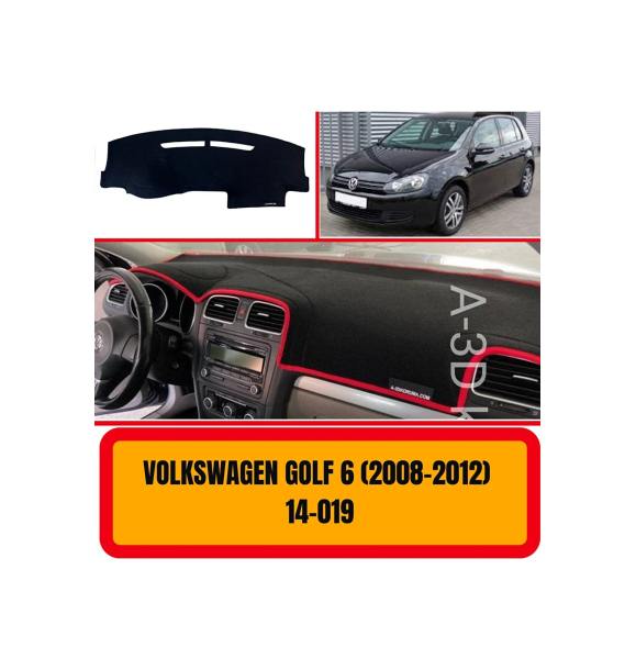 Защита передней части / панели / торпедо VOLKSWAGEN GOLF 6 2008-2012 - Чехол - Коврик | Sumka