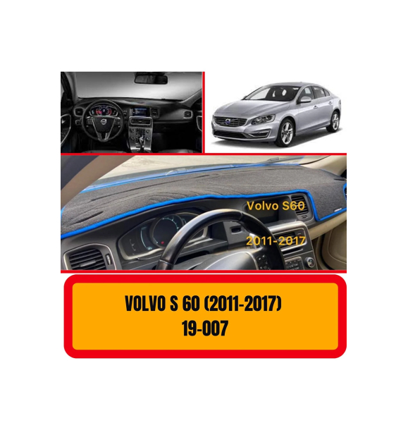 Защита передней части / панели / торпедо VOLVO S60 2011-2017 - чехол - коврик | Sumka