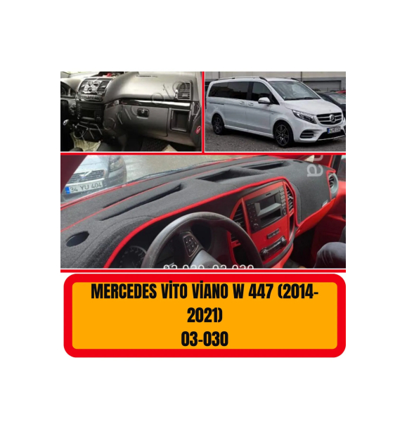 MERCEDES -BENZ VİTO W447 2014-2021 ЗАЩИТА ПЕРЕДНЕЙ ЧАСТИ / ПАНЕЛИ / ПАНЕЛИ ПРИБОРОВ - ЧЕХОЛ - КОВРИК | Sumka