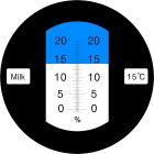 Рефрактометр молока ATC 0–20% — специально для проб молока — высокое качество | Sumka