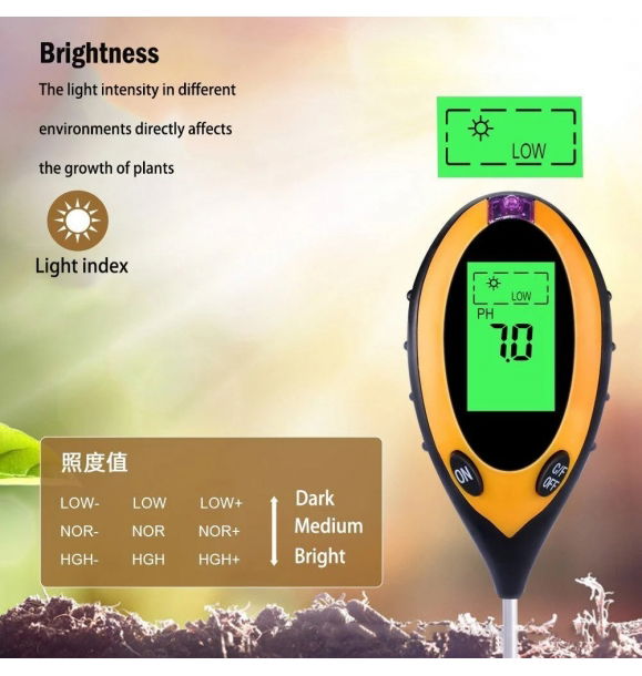 pH-метр – влажность, световая температура – цифровое устройство для измерения почвы | Sumka