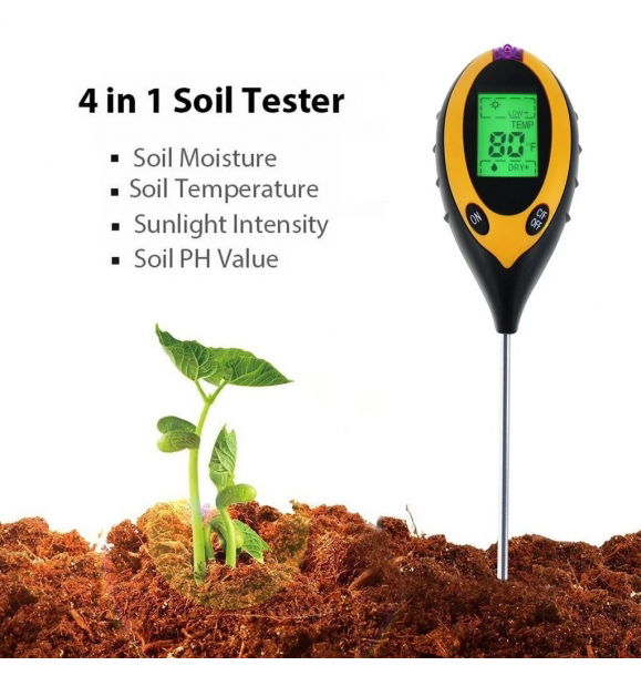 pH-метр – влажность, световая температура – цифровое устройство для измерения почвы | Sumka