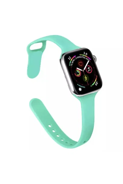 Совместимость с Apple Watch, тонкий силиконовый ремешок 38/40/41 мм | Sumka