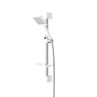 Душевой набор с раздвижной системой Frame белого цвета | Sumka