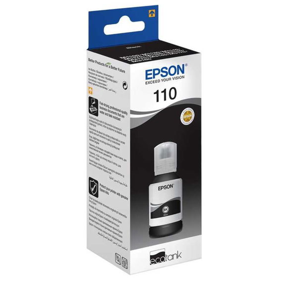 Черный картридж Epson 110 (C13T03P14A) M1120, M1170, M2140, M2170, M3170 | Sumka