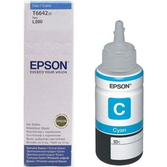 Голубой картридж Epson T6642 L100/L200/L300 (C13T66424A) | Sumka