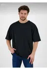 Базовая однотонная футболка без узора унисекс oversize 5 шт. | Sumka