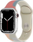 Совместимость с Apple Watch Pazariz, 38 мм, 40 мм, 41 мм, 1/2/3/4/5/6/se/7/8, смешанный силиконовый ремешок | Sumka