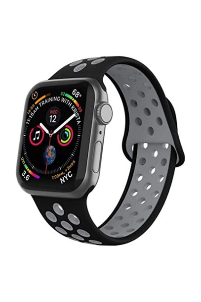 Совместимый ремешок Pazariz для Apple Watch 2, 3, 4, 5, 38 мм и 40 мм, перфорированный ремешок | Sumka