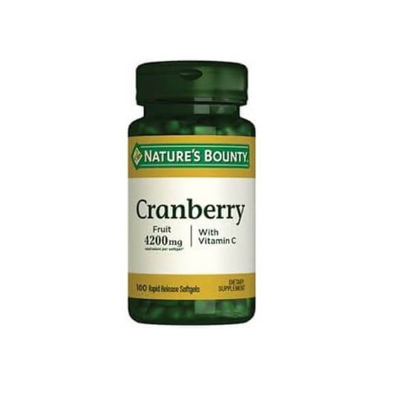 Natures Bounty Cranberry Plus Витамин С, 100 мягких таблеток | Sumka