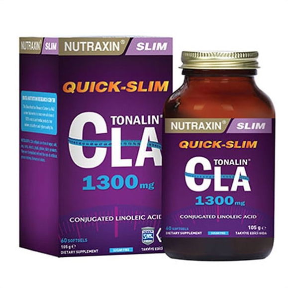 Nutraxin Quick Slim Тоналин Cla 1300 мг 60 капсул | Sumka