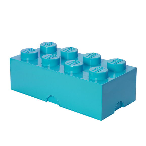 40041743 LEGO Storage Brick 8 — средний лазурный цвет | Sumka