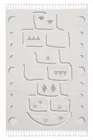 Ковер Sparkle Cream Grey Hopscotch для детской комнаты 133x190 33451B | Sumka