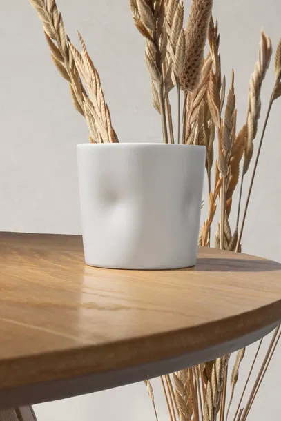 Керамическая кружка Barro Matte White Ceramic Cup 1286 | Sumka