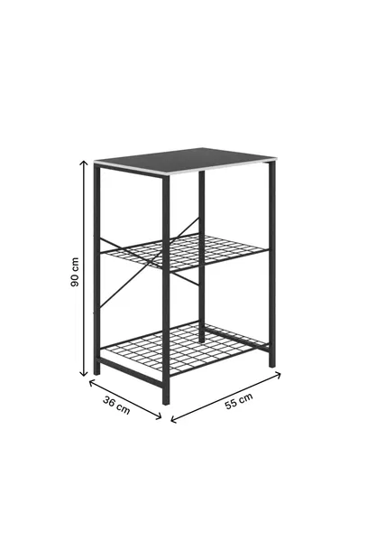 Универсальная кухонная полка Bangosu Table Narrow Smoked 1444 | Sumka