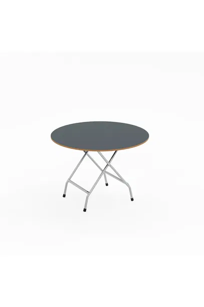 Стол складной Round Break Kitchen Table 70 Smoked 1461 | Sumka