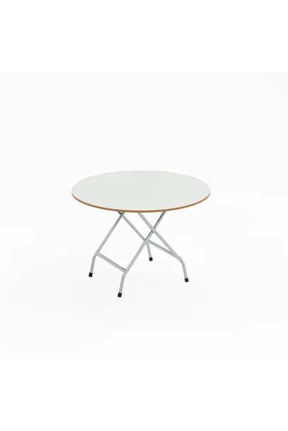 Стол складной Round Break Kitchen Table 70 Белый 1460 | Sumka