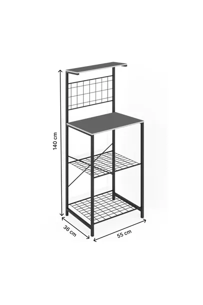 Многоцелевой кухонный шкаф Bango Table Narrow Pine 1436 | Sumka