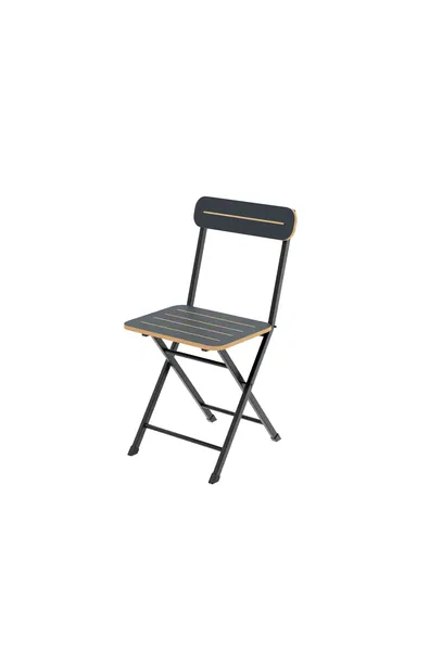 Складной садовый стул Bistro Chair Smoke 1400 | Sumka