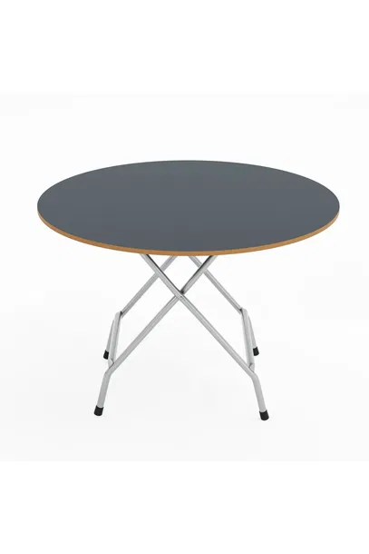 Стол складной Round Break Kitchen Table 70 Smoked 1461 | Sumka