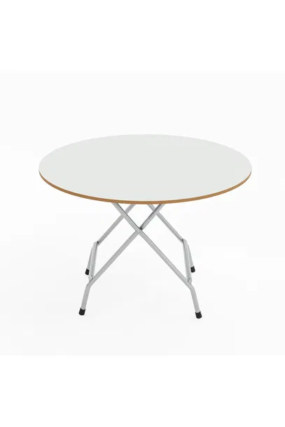 Стол складной Round Break Kitchen Table 70 Белый 1460 | Sumka