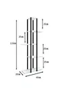 Декоративная металлическая подставка для цветочного горшка с 5 полками Цветочный горшок белый 1312 | Sumka