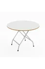 Стол складной Round Break Kitchen Table 70 Белый 1460 | Sumka