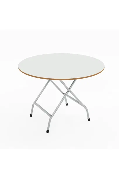 Стол складной Round Break Kitchen Table 70 Белый 1460 | Sumka