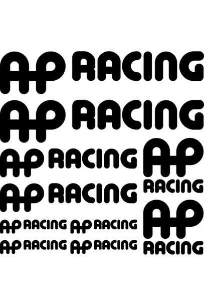 Набор наклеек спонсора Ap Racing | Sumka